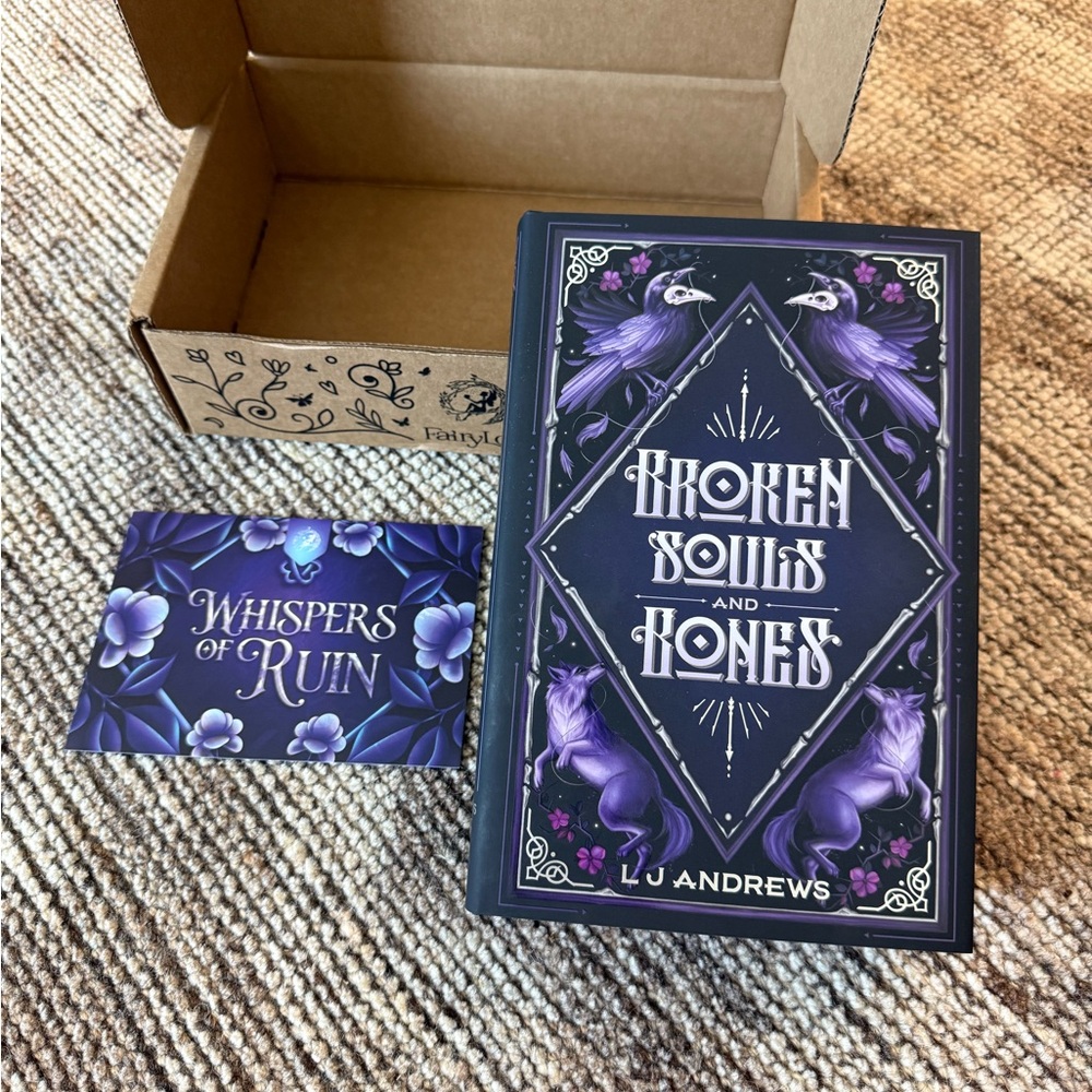 Broken Souls and Bones by LJ Andrews - Exclusive Fairyloot Edition - NEW